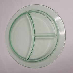 Glass Divided Serving Platter
